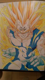 Jérôme Alquié - Vegeta par jerome alquie - Illustration originale