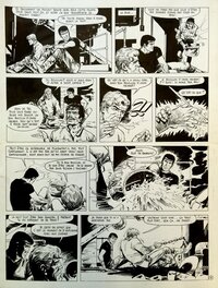 William Vance - Bob Morane - "Guerilla à Tumbaga" - page 10 - Planche originale