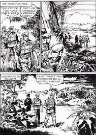 Marvallin - Planche de Trois volontaires,  histoire publiée en 1969 dans le numéro 8 du magazine "Canyon", édité par Aredit. - Comic Strip