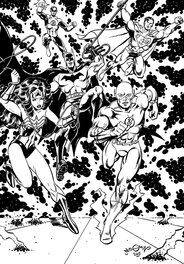 Chris Malgrain - Dc comics en FORCE par chris Malgrain - Illustration originale