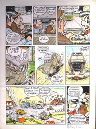 Frank Margerin - Nöel pénard chez Nanar planche 04 - Planche originale