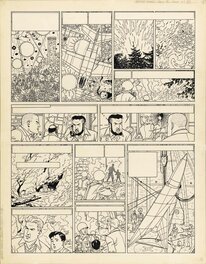 Planche originale - Guy Lefranc-La grande Menace-PL 36