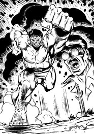 Chris Malgrain - Hulk by chris MALGRAIN - Original Illustration