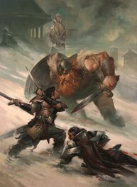 Lucas Graciano - Lucas Graciano -Paizo's Pathfinder - 24x18 oil on masonite - Original Illustration