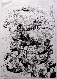 Simon Bisley - Bisley - Dredd - Original art