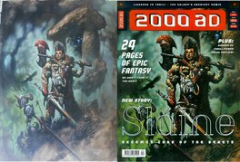 Rafa Garres - Raffa Garres - 2000 AD Prog 1100 - Original Cover