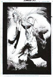 Sam Kieth - Sam Kieth - Scratch_2_1_Splash - Planche originale