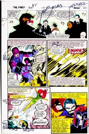 Glynis Wein - X-Men #138 Page 23 Hand-Painted Color Guide - Œuvre originale