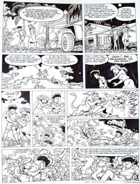 Daniël Desorgher - Jimmy Tousseul – Tome#5 – Le Royaume du Léopard - Planche originale