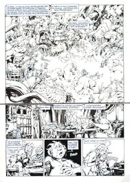 Jean-Louis Mourier - Trolls de Troy 05 ( Les malifices de la Thaumaturge) - Planche originale