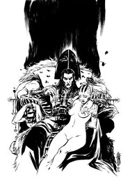 Julien Telo - Elric - Yyrkoon - Illustration originale