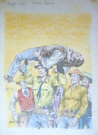 Couverture RODEO N° 367 avec calque d'indications de mises en couleurs Couverture RODEO N° 367 avec calque d'indications de mises en couleurs