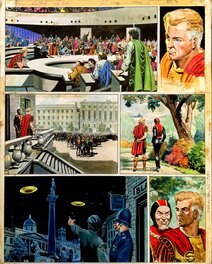 Don Lawrence - Trigan - Puppet Emperor - page 114 - Planche originale