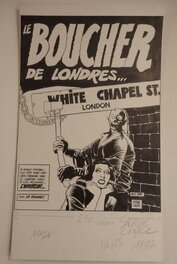 Serge Clerc - Le BOUCHER DE LONDRES 1977 - Planche originale