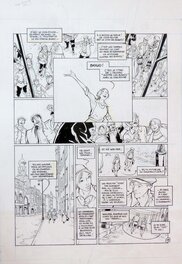 Olivier Mangin - La guerre des Amants - T.1 Rouge Révolution - pl.13 - Planche originale