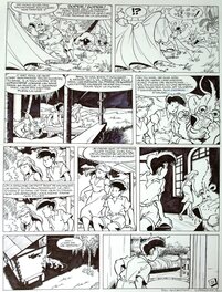 Daniël Desorgher - Jimmy Tousseul – Tome#5 – Le Royaume du Léopard - Planche originale