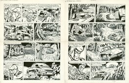 Tibet - Ric Hochet contre le Bourreau - Tome 14 - PL 15-16 - Planche originale