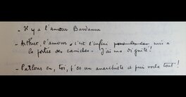 Manuscrit du "Voyage" Manuscrit du "Voyage"