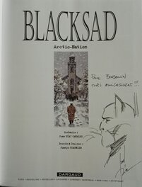 Blacksad - T.2 Arctic-Nation - Dédicace Juan Diaz Canales