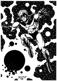 Chris Malgrain - Captain marvel par chris malgrain - Original Illustration