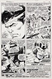 John Buscema - Avengers 50 page 20 - Planche originale
