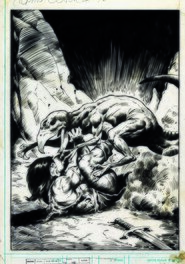 John Buscema - Conan The Barbarian 95 cover - Couverture originale