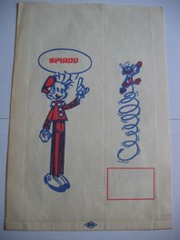 L'un des trois formats de sachet papier Dupuis. L'un des trois formats de sachet papier Dupuis.