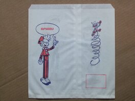 L'un des trois formats de sachet papier Dupuis. L'un des trois formats de sachet papier Dupuis.
