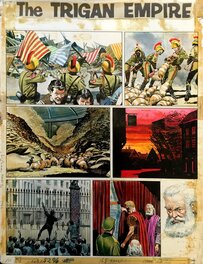 Planche originale - Trigan - The Rallu Invasion - page 23