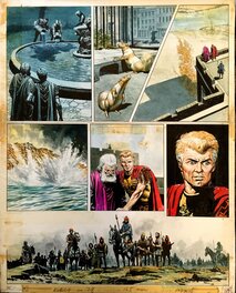 Planche originale - Trigan - The Rallu Invasion - page 28