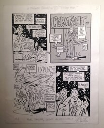 Serge Clerc - Serge CLERC - Le Journal - Pl. 33 - Planche originale