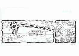 Pévé - La plus mauvaise B.D. du monde, planche 94, 1984. - Comic Strip