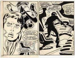 John Buscema - Captain America 115 page 12 published - Planche originale