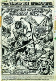 John Buscema - Conan The Barbarian 36 page 1 - Comic Strip