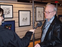 Jidéhem à la Maison de la Bande Dessinée, 2008. Jidéhem à la Maison de la Bande Dessinée, 2008.