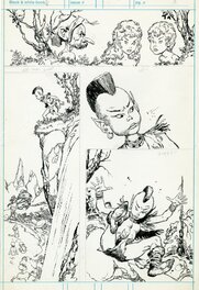 John Buscema - Unpublished Weirdworld page pencils, inks by John - Planche originale