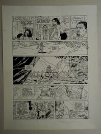 Ersel - Le gardien de la lance 4 - Planche originale signée - Comic Strip