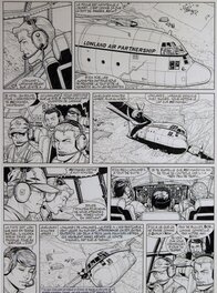 Francis Bergèse - Buck Danny T52 "Porté disparu" Planche 14 - Comic Strip