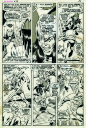 John Buscema - Avengers 75 page 11 - Planche originale