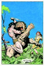 John Buscema - Tarzan 1 cover recreation - Planche originale