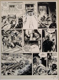 René Follet - Valhardy - Un gosse à abattre - planche 24 - Planche originale