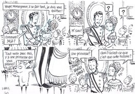 Émile Bravo - Page 16 du premier tome "La belle aux ours nains" - Comic Strip