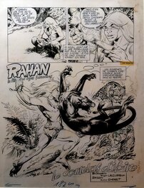 Planche originale - Rahan - Le Coutelas d'ivoire -