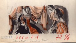 L'illustration avec son calque de couleur L'illustration avec son calque de couleur