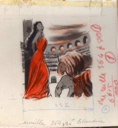 L'illustrationavec son calque de couleur L'illustrationavec son calque de couleur