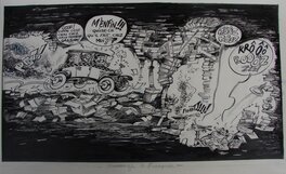 Joalbanese - Hommage franquin - Original Illustration