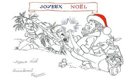 Daniel Redondo - Joyeux NOËL. 2015 à tous nos amis ! . Redondo et Elizabeth. - Comic Strip