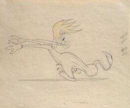 Tex Avery - Tex Avery- Slap Happy Lion 1947 - Original Illustration