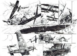 Keith Burns - Bataille de Stalingrad-Johnny Red - Planche originale