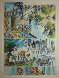 Tiburce Oger - Chevaliers d'Emeraude tome 1 - planche 13 - Planche originale